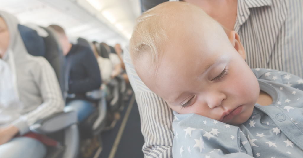 baby on plane